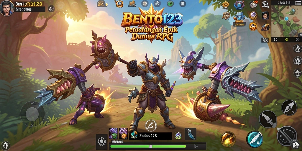 Tampilan gameplay BENTO123 yang dinamis dan menantang.
