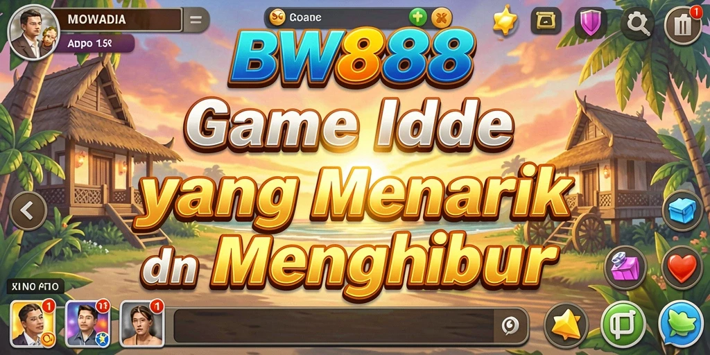 Tampilan gameplay BW888 yang sederhana dan menghibur.