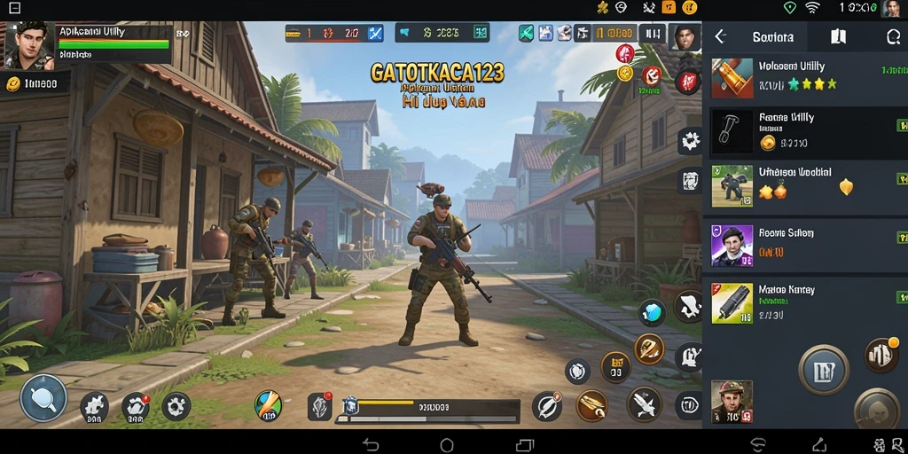 Screenshot GATOTKACA123 menampilkan antarmuka aplikasi Utility yang rapi dan mudah digunakan.