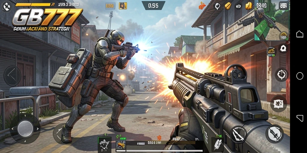 Tampilan aksi seru dalam gameplay <strong>GB777</strong> yang menegangkan.