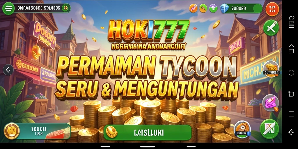 Tampilan gameplay HOKI777 yang mengasyikkan di dunia Tycoon.