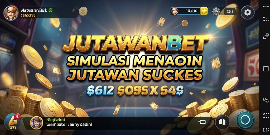 Tampilan gameplay menarik dari JUTAWANBET dengan elemen simulasi.
