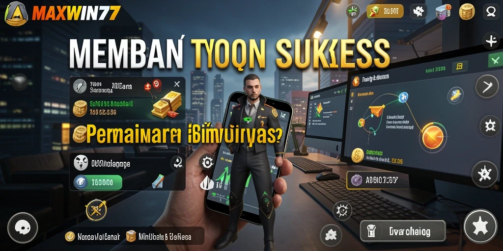 Tangkapan layar utama MAXWIN77 menunjukkan gameplay Tycoon yang mendebarkan.