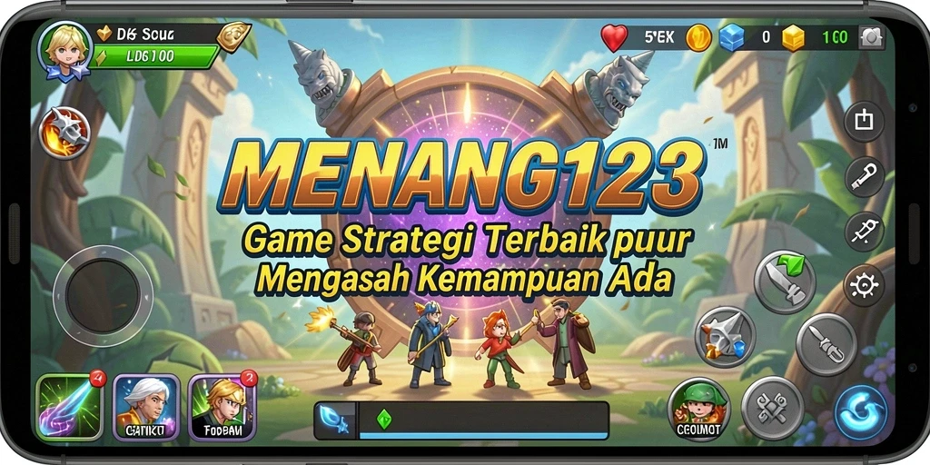 Tampilan gameplay MENANG123 dengan aksi strategi yang seru.