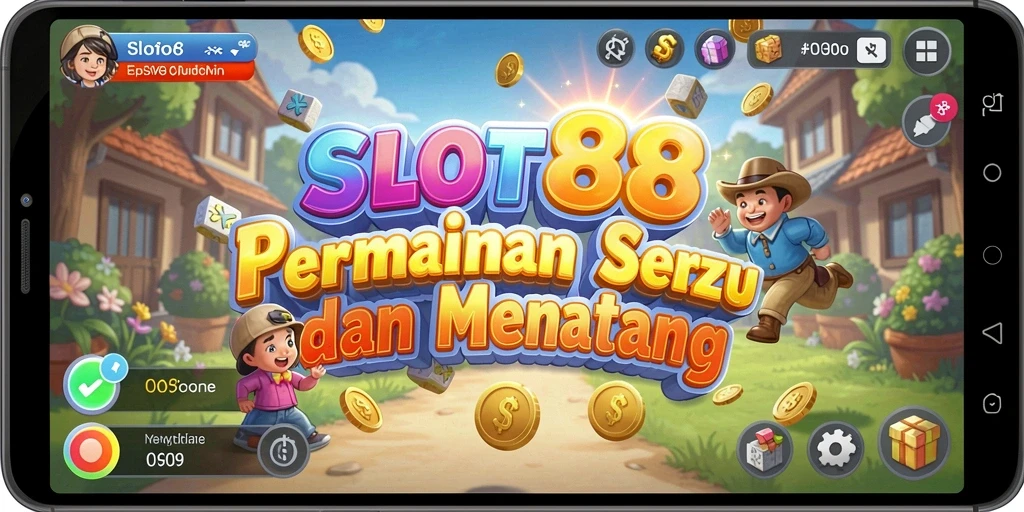 Screenshot menunjukkan gameplay menantang dari SLOT88 dengan puzzle yang beragam.