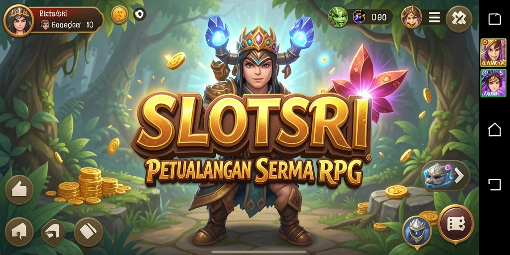 Screenshot gameplay menampilkan aksi mendebarkan dalam SLOTSRI.