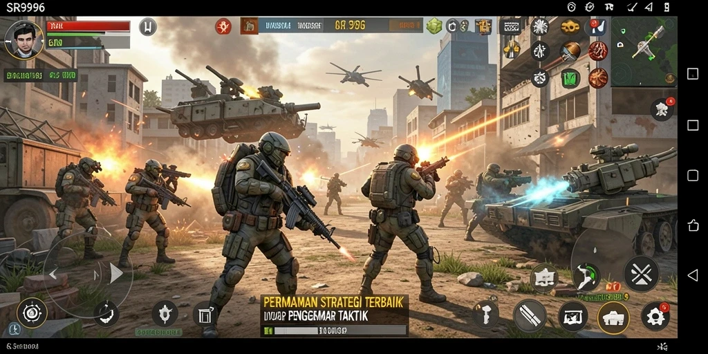 Tampilan gameplay SR996 yang menegangkan dan penuh strategi.
