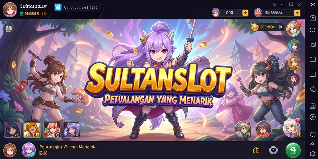 Gameplay menakjubkan dari SULTANSLOT dengan karakter anime.