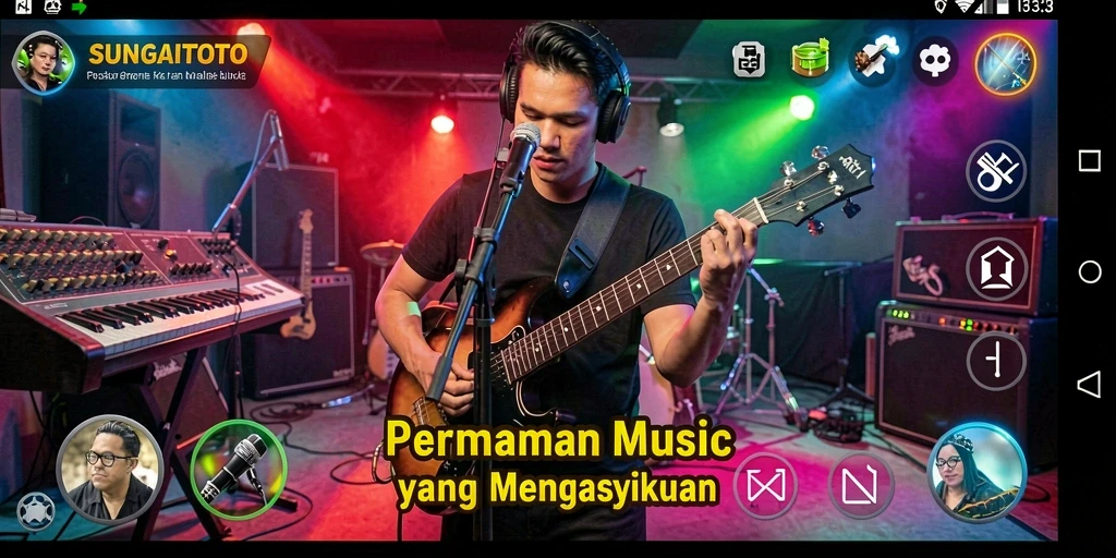 Tangkapan layar gameplay SUNGAITOTO yang penuh ritme.