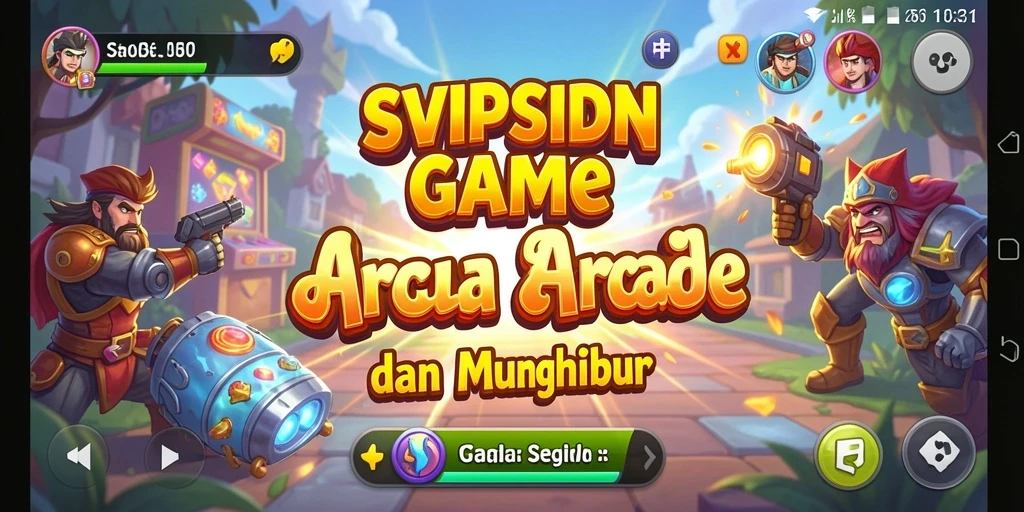Screenshot gameplay utama dari SVIPSIDN yang menunjukkan aksi seru.