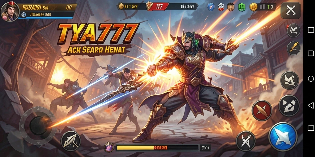 Gameplay TYA777 yang intens dan penuh aksi.