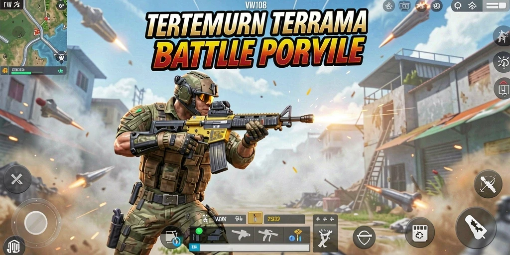 Gameplay seru VW108 dalam pertempuran Battle Royale yang mendebarkan.