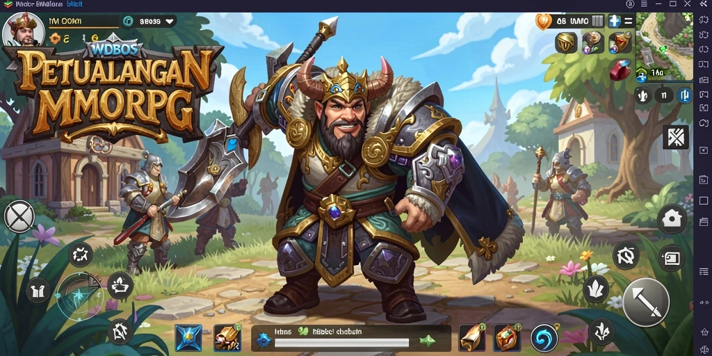 Tampilan gameplay WDBOS dengan visual memukau dan aksi seru.