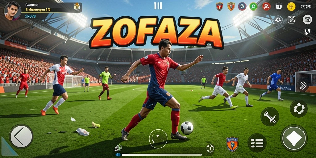 Tampilan gameplay ZOFAZA yang menarik dan mendebarkan.